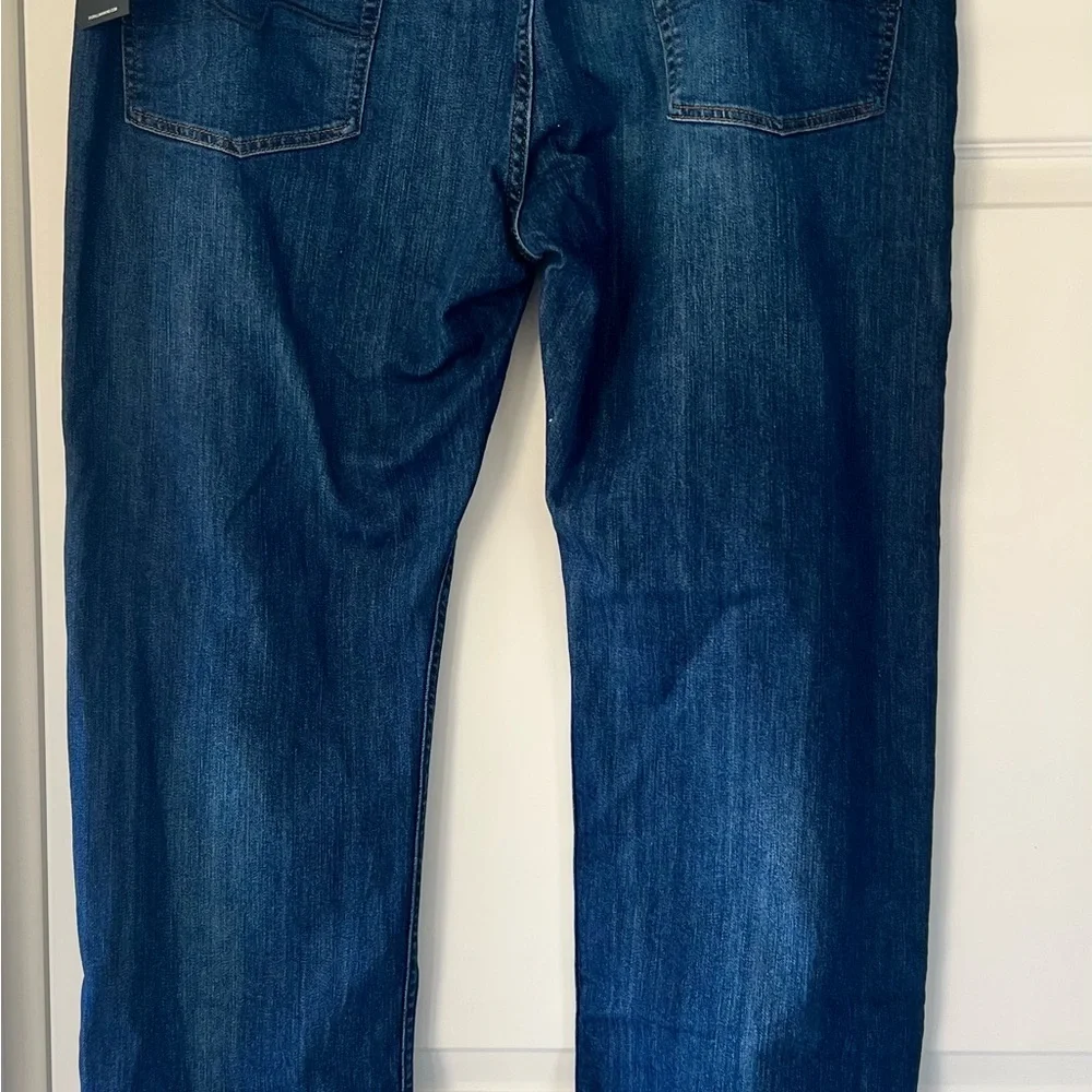 7 For All Mankind Dark Blue Relaxed Jeans - Picture 2 of 2